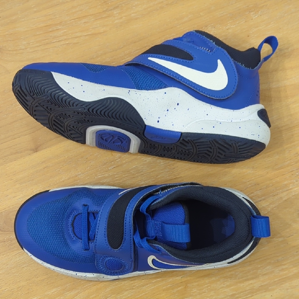 Nike Basketball Shoes - Royal Blue and Black Sneakers